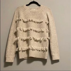 NWOT Vineyard Vines Cashmere Wool Fringe Sweater
